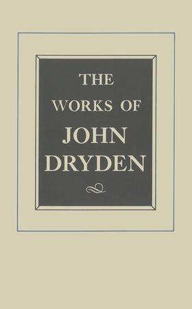 Dryden / Loftis / Dearing |  The  Works of John Dryden V 9 Plays | Buch |  Sack Fachmedien