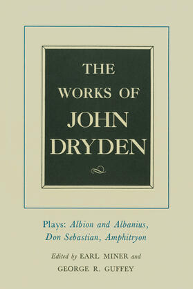 Dryden / Miner |  Works of John Dryden V15 Plays | Buch |  Sack Fachmedien