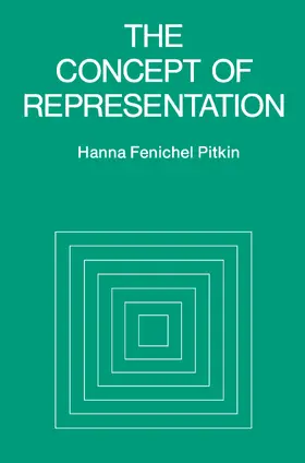 Pitkin |  The Concept of Representation | Buch |  Sack Fachmedien