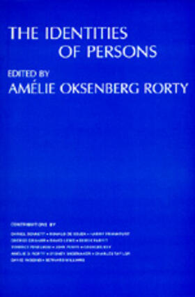 Rorty |  Identities of Persons | Buch |  Sack Fachmedien