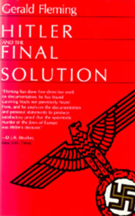 Fleming |  Hitler and the Final Solution | Buch |  Sack Fachmedien