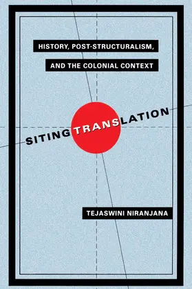 Niranjana |  Siting Translation (Paper) | Buch |  Sack Fachmedien