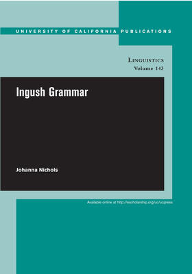 Nichols |  Ingush Grammar | Buch |  Sack Fachmedien