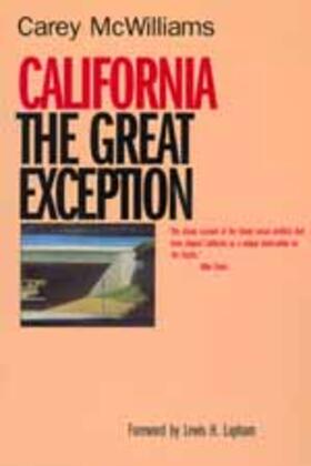 McWilliams |  California: The Great Exception | Buch |  Sack Fachmedien