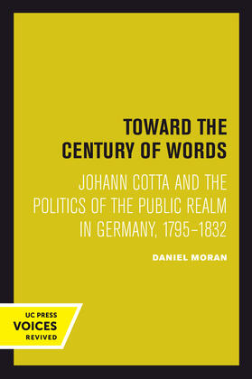 Moran |  Toward the Century of Words | Buch |  Sack Fachmedien