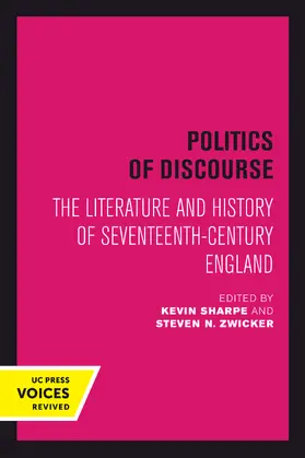 Sharpe / Zwicker |  Politics of Discourse | Buch |  Sack Fachmedien