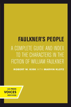 Kirk |  Faulkner's People | Buch |  Sack Fachmedien