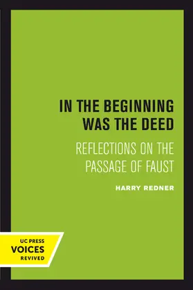 Redner |  In the Beginning was the Deed | Buch |  Sack Fachmedien