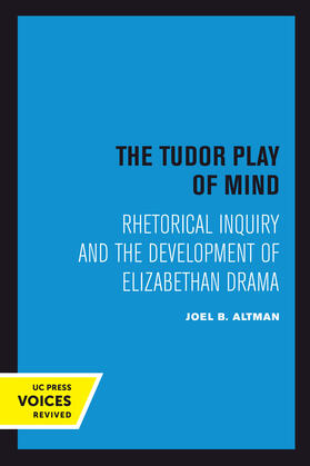 Altman |  The Tudor Play of Mind | Buch |  Sack Fachmedien