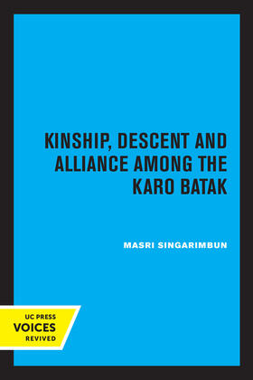 Singarimbun |  Kinship, Descent and Alliance among the Karo Batak | eBook | Sack Fachmedien