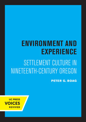 Boag |  Environment and Experience | eBook | Sack Fachmedien