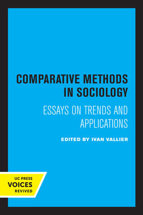 Vallier |  Comparative Methods in Sociology | eBook | Sack Fachmedien