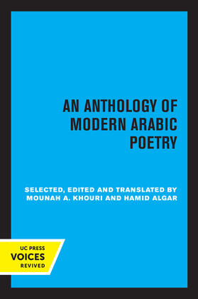 Khouri / Algar |  An Anthology of Modern Arabic Poetry | eBook | Sack Fachmedien