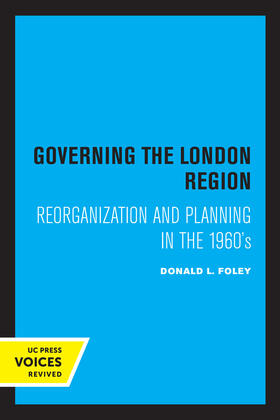 Foley |  Governing the London Region | eBook | Sack Fachmedien
