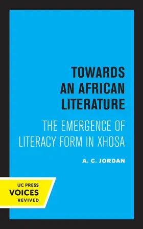 Jordan |  Towards an African Literature | eBook | Sack Fachmedien