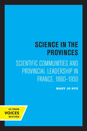 Nye |  Science in the Provinces | eBook | Sack Fachmedien