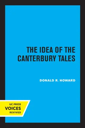 Howard |  The Idea of the Canterbury Tales | eBook | Sack Fachmedien