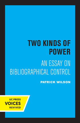 Wilson |  Two Kinds of Power | eBook | Sack Fachmedien