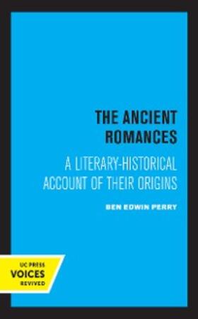Perry |  The Ancient Romances | eBook | Sack Fachmedien