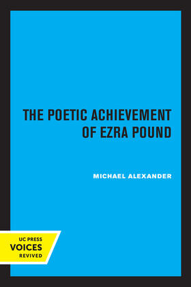 Alexander |  The Poetic Achievement of Ezra Pound | eBook | Sack Fachmedien