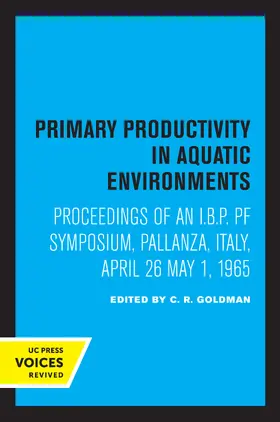 Goldman |  Primary Productivity in Aquatic Environments | eBook | Sack Fachmedien