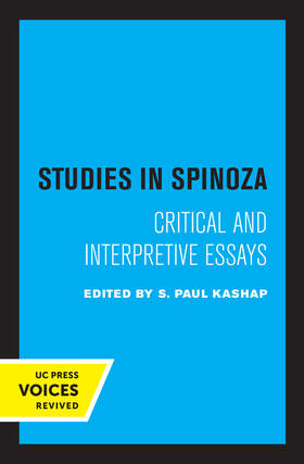 Kashap |  Studies in Spinoza | eBook | Sack Fachmedien