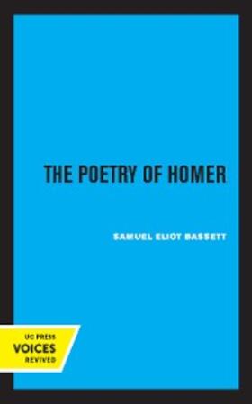 Bassett |  The Poetry of Homer | eBook | Sack Fachmedien