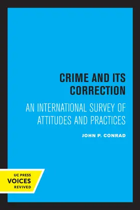 Conrad |  Crime and Its Correction | Buch |  Sack Fachmedien