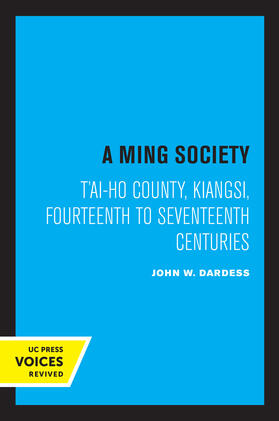 Dardess |  A Ming Society | eBook | Sack Fachmedien