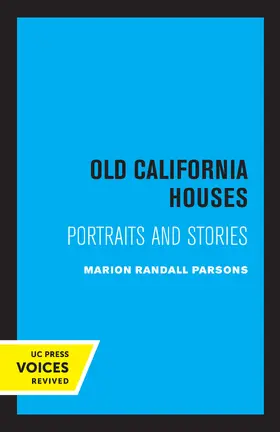 Parsons |  Old California Houses | eBook | Sack Fachmedien