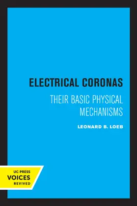 Loeb |  Electrical Coronas | eBook | Sack Fachmedien