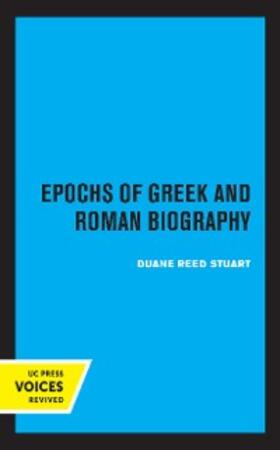 Stuart |  Epochs of Greek and Roman Biography | eBook | Sack Fachmedien