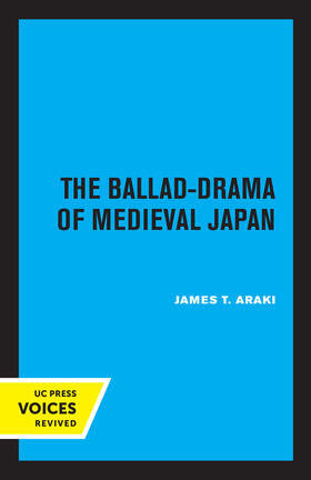 Araki |  The Ballad-Drama of Medieval Japan | eBook | Sack Fachmedien