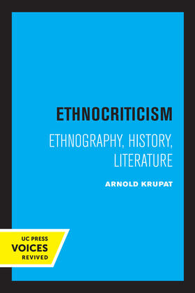 Krupat |  Ethnocriticism | eBook | Sack Fachmedien