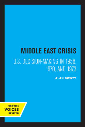 Dowty |  Middle East Crisis | eBook | Sack Fachmedien