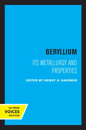 Hausner |  Beryllium | eBook | Sack Fachmedien