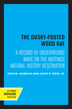 Linsdale / Tevis |  The Dusky-Footed Wood Rat | eBook | Sack Fachmedien