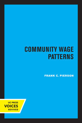 Pierson |  Community Wage Patterns | eBook | Sack Fachmedien