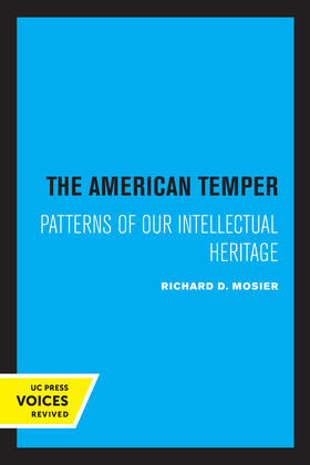 Mosier |  The American Temper | eBook | Sack Fachmedien