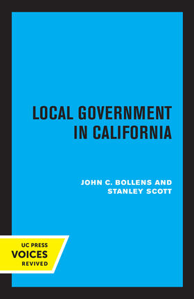 Bollens / Scott |  Local Government in California | eBook | Sack Fachmedien