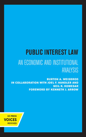 Weisbrod / Handler / Komesar |  Public Interest Law | Buch |  Sack Fachmedien