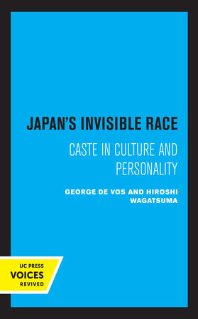 Wagatsuma / De Vos |  Japan's Invisible Race | Buch |  Sack Fachmedien