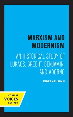 Lunn |  Marxism and Modernism | Buch |  Sack Fachmedien