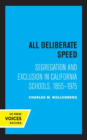 Wollenberg |  All Deliberate Speed | Buch |  Sack Fachmedien