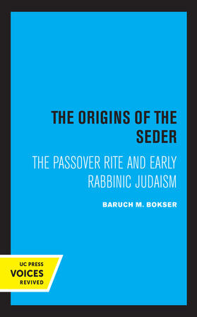 Bokser |  The Origins of the Seder | Buch |  Sack Fachmedien