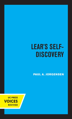 Jorgensen |  Lear's Self-Discovery | Buch |  Sack Fachmedien