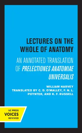 Harvey |  Lectures on the Whole of Anatomy | Buch |  Sack Fachmedien