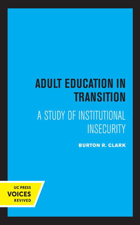 Clark |  Adult Education in Transition | Buch |  Sack Fachmedien