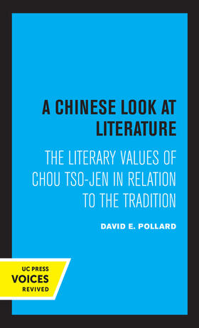 Pollard |  A Chinese Look at Literature | Buch |  Sack Fachmedien