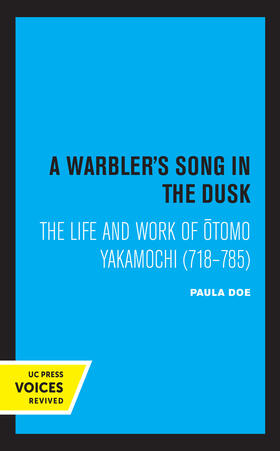 Doe |  A Warbler's Song in the Dusk | Buch |  Sack Fachmedien